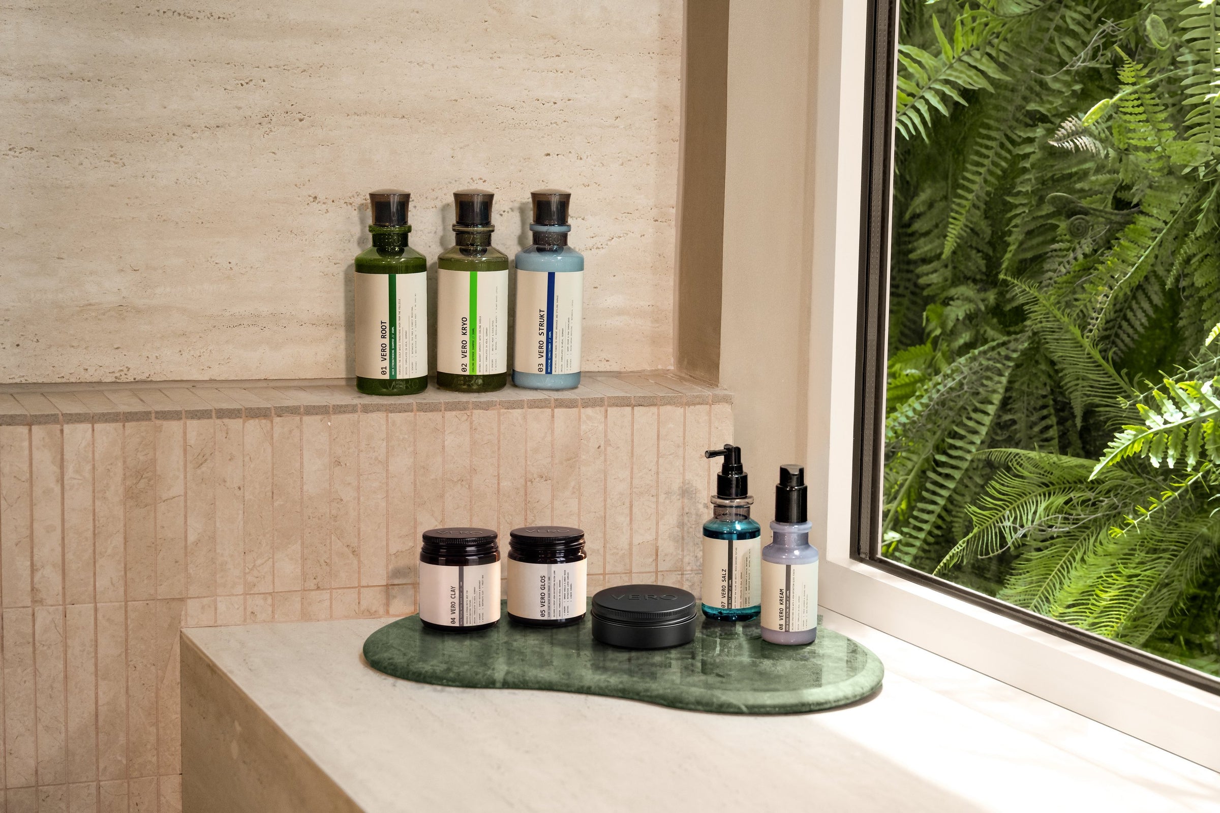 The eight VERO products together in the room